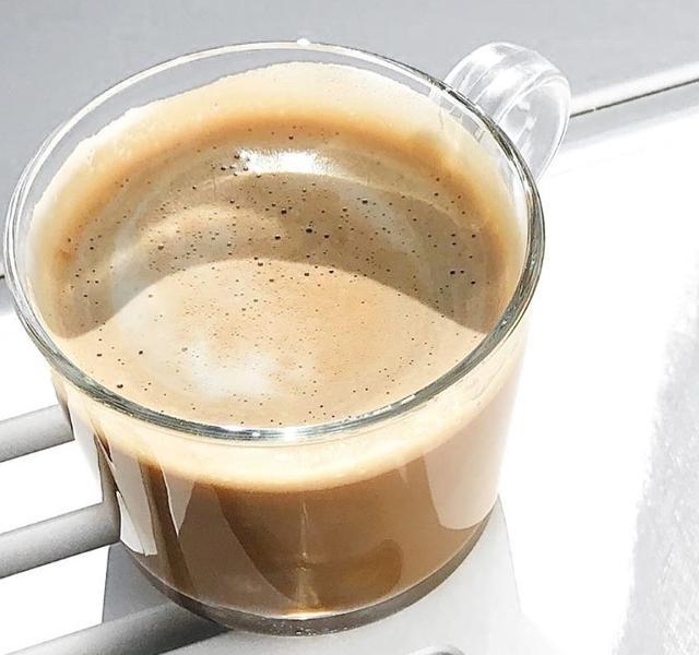Фото - кофе растворимый без сахара с растительным молоком(кокосовым) 