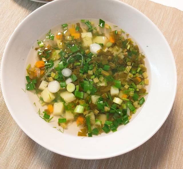 Фото - суп овощной на бульоне