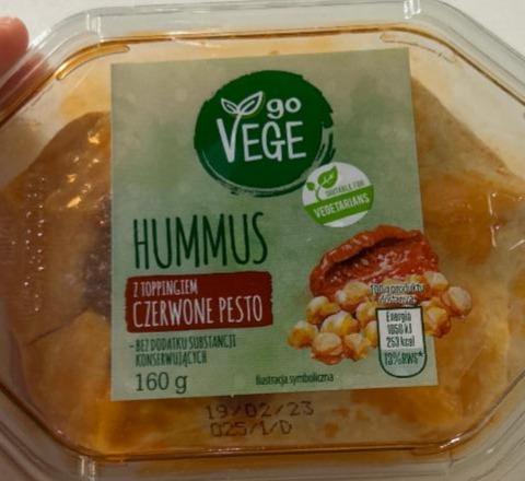 Фото - Хумус с красным перцем песто Hummus Czerwone Pesto Go Vege