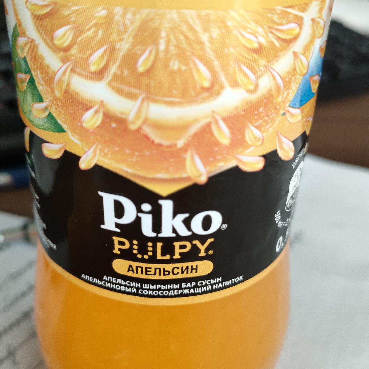 Фото - Напиток апельсиновый pulpy Piko