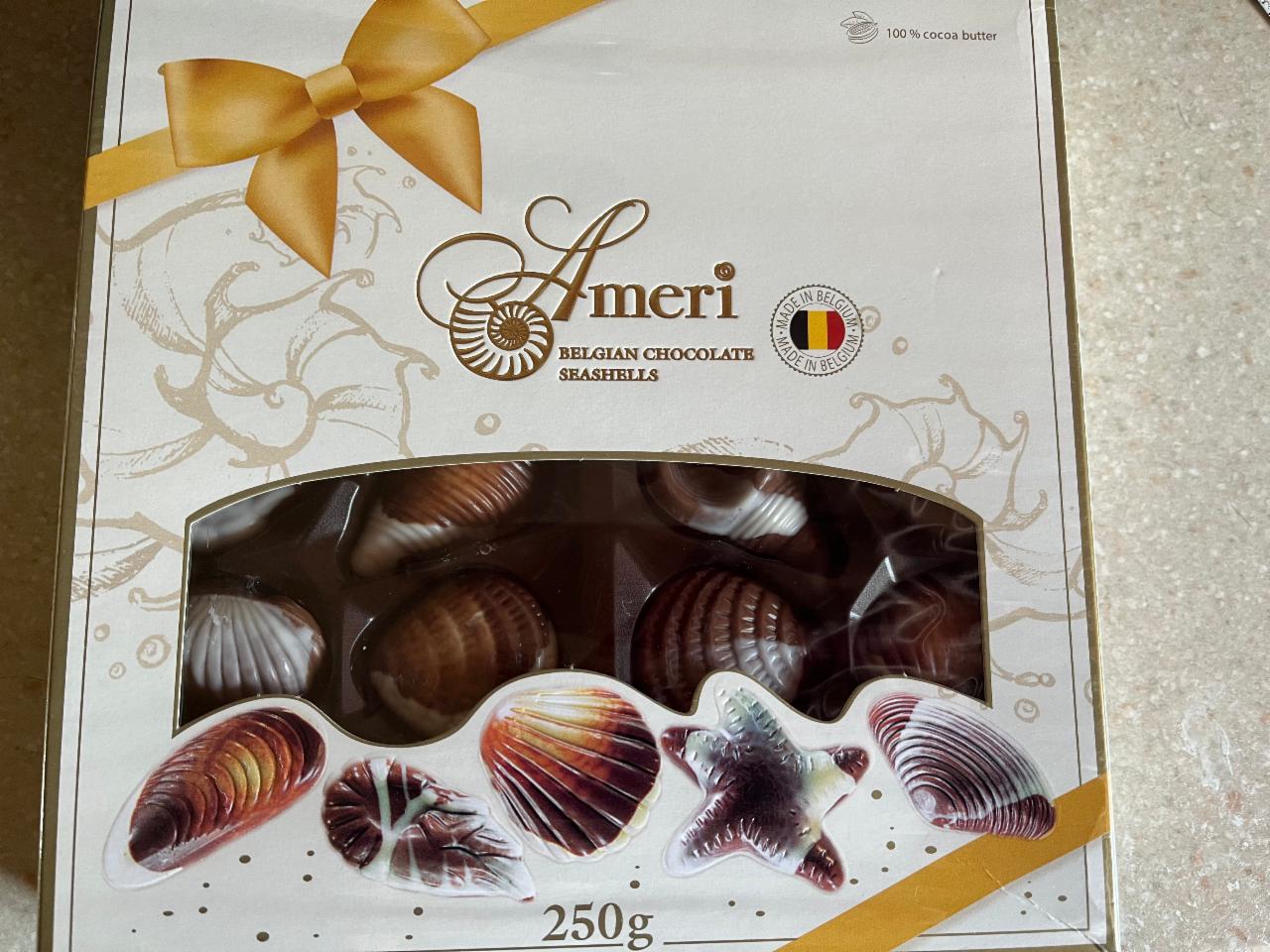 Фото - Шоколадные конфеты ракушки с начинкой пралине Ameri