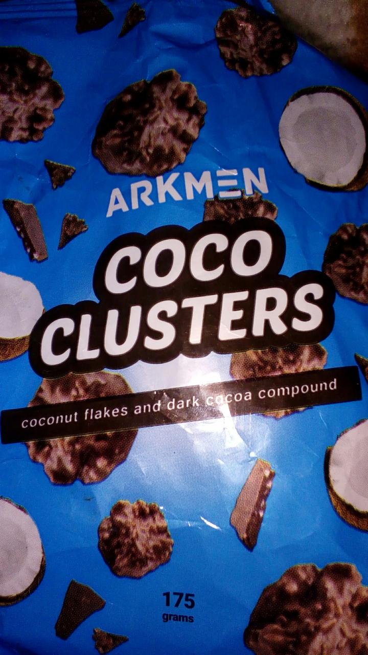 Фото - кластеры с кокосовой стружкой и темной глазурью Arkmen