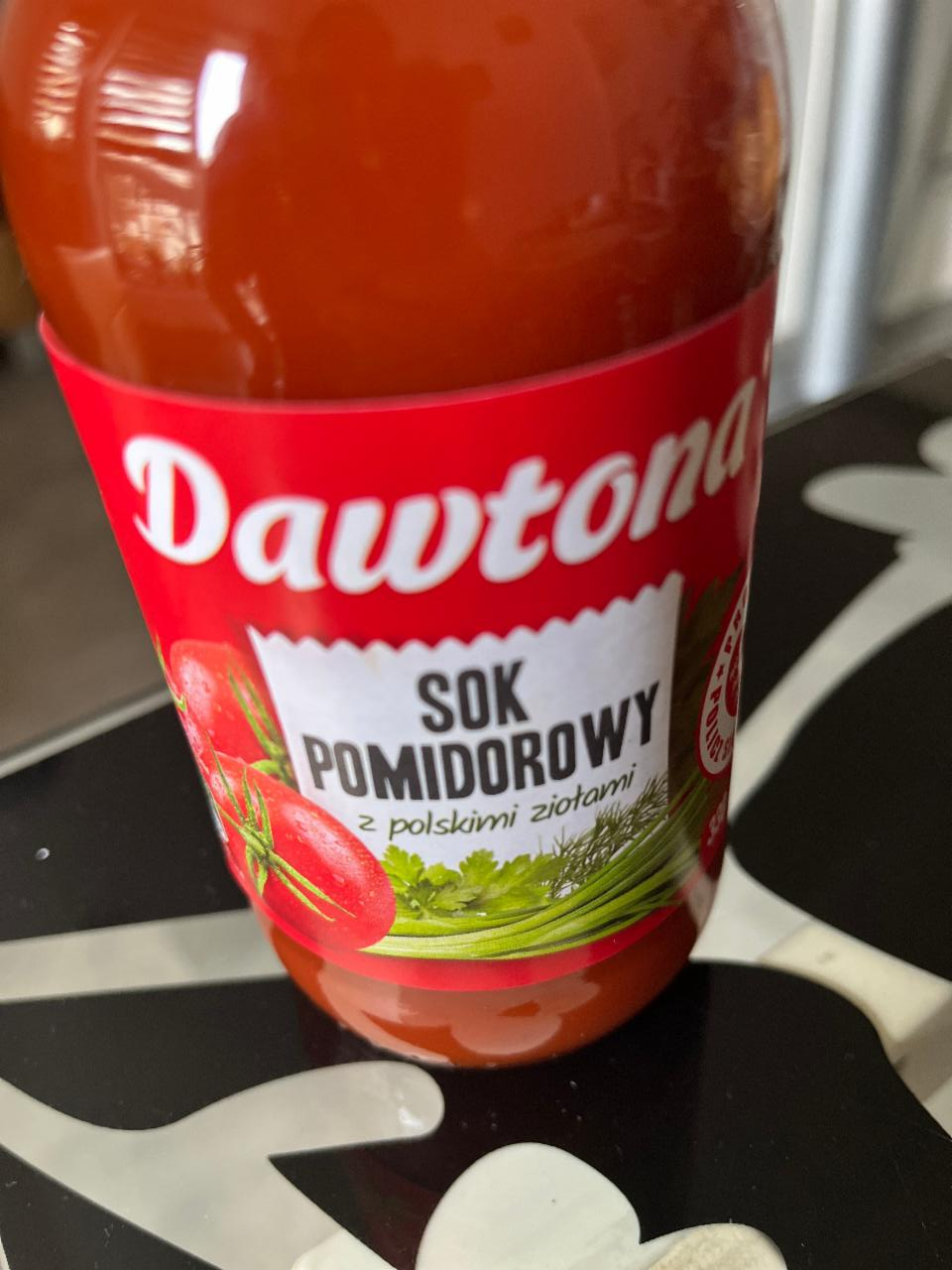 Фото - томатный сок с зеленью Dawtona