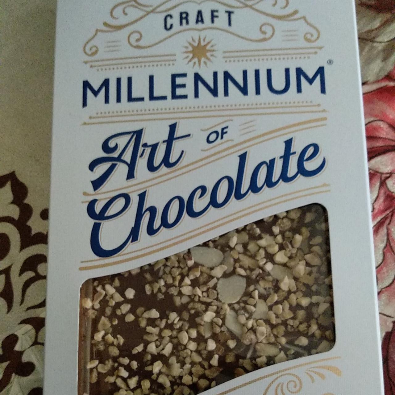 Фото - Молочный шоколад с фундуком, солёной и сладкой карамелью Millennium Craft