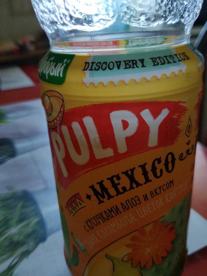 Фото - сокосодержащий напиток палпи Мексика mexico Pulpy