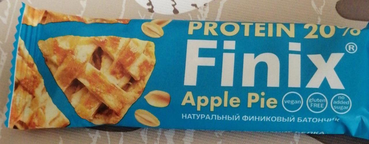 Фото - Батончик финиковый Apple Pie протеиновый со вкусом яблочного пирога Finix