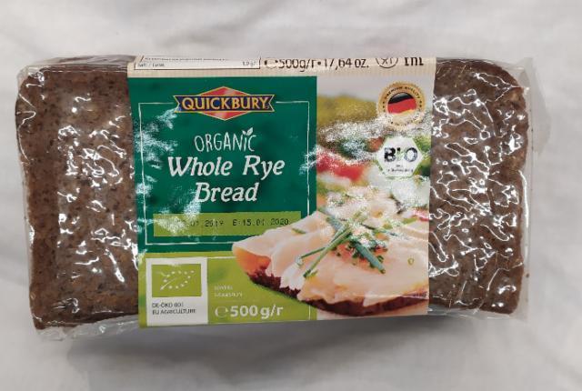 Фото - Organic Whole Rye Bread ржаной хлеб цельнозерновой Quickbury