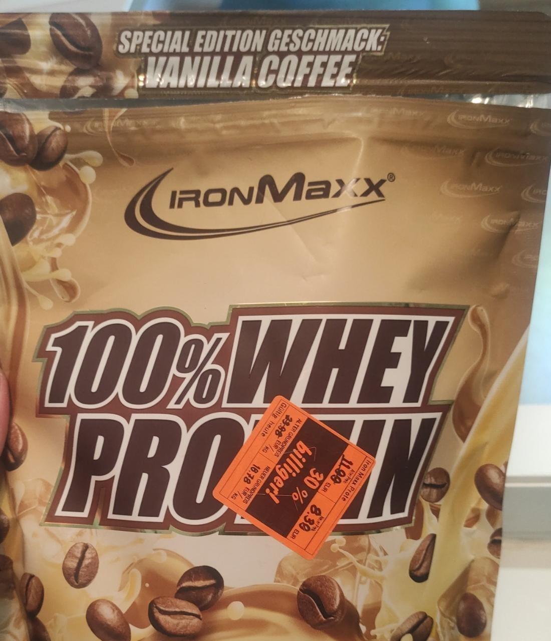 Фото - 100% Whey Protein Vanilla Coffee IronMaxx