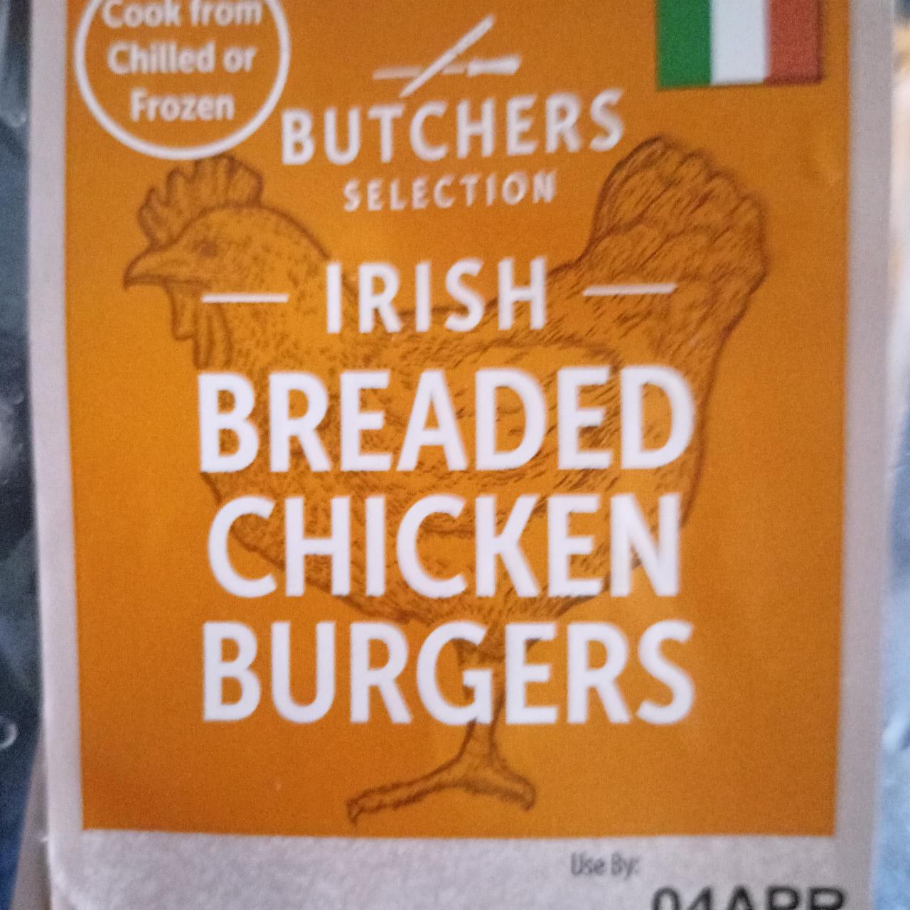 Фото - Куриная котлета для бургера Irish Breaded Chicken Burgers Butcher's Selection