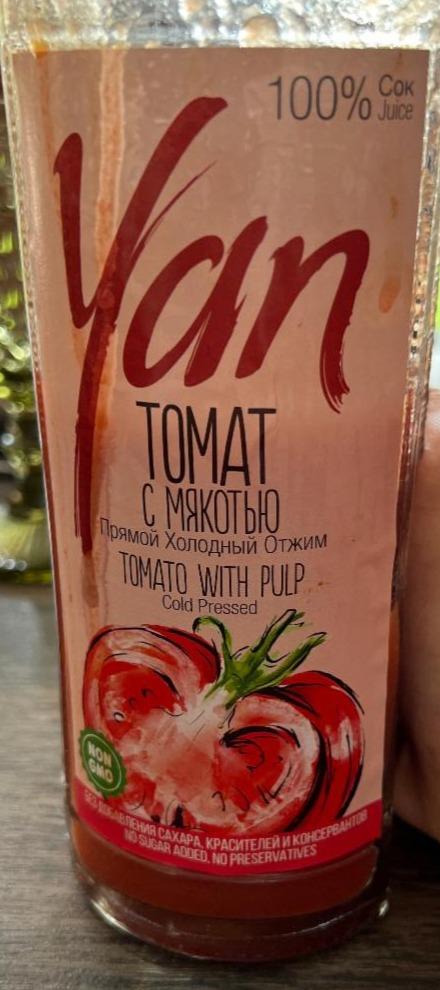 Фото - томатный сок с мякотью Yan