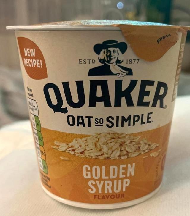 Фото - Каша овсяная Golden Syrup Oat So Simple Quaker