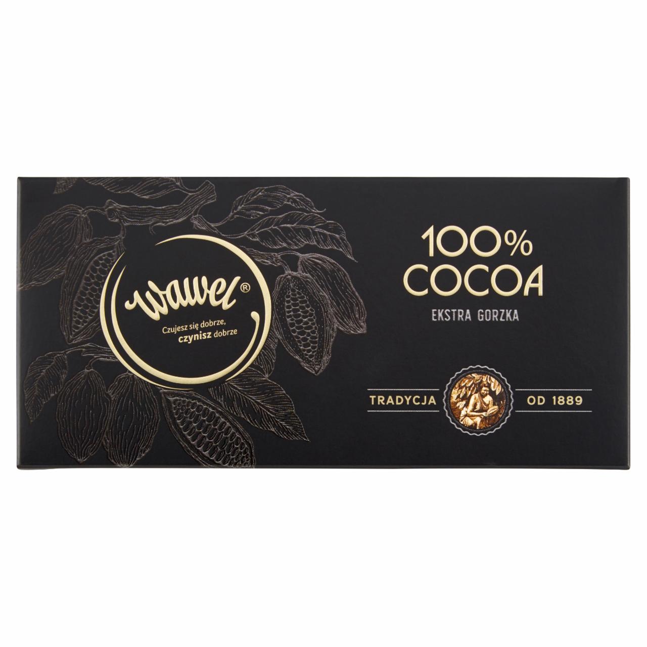 Фото - Extra dark chocolate 100% cocoa Wawel