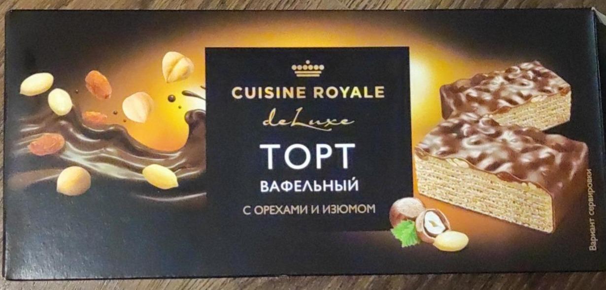 Фото - Торт вафельный с орехами и изюмом Cuisine Royale