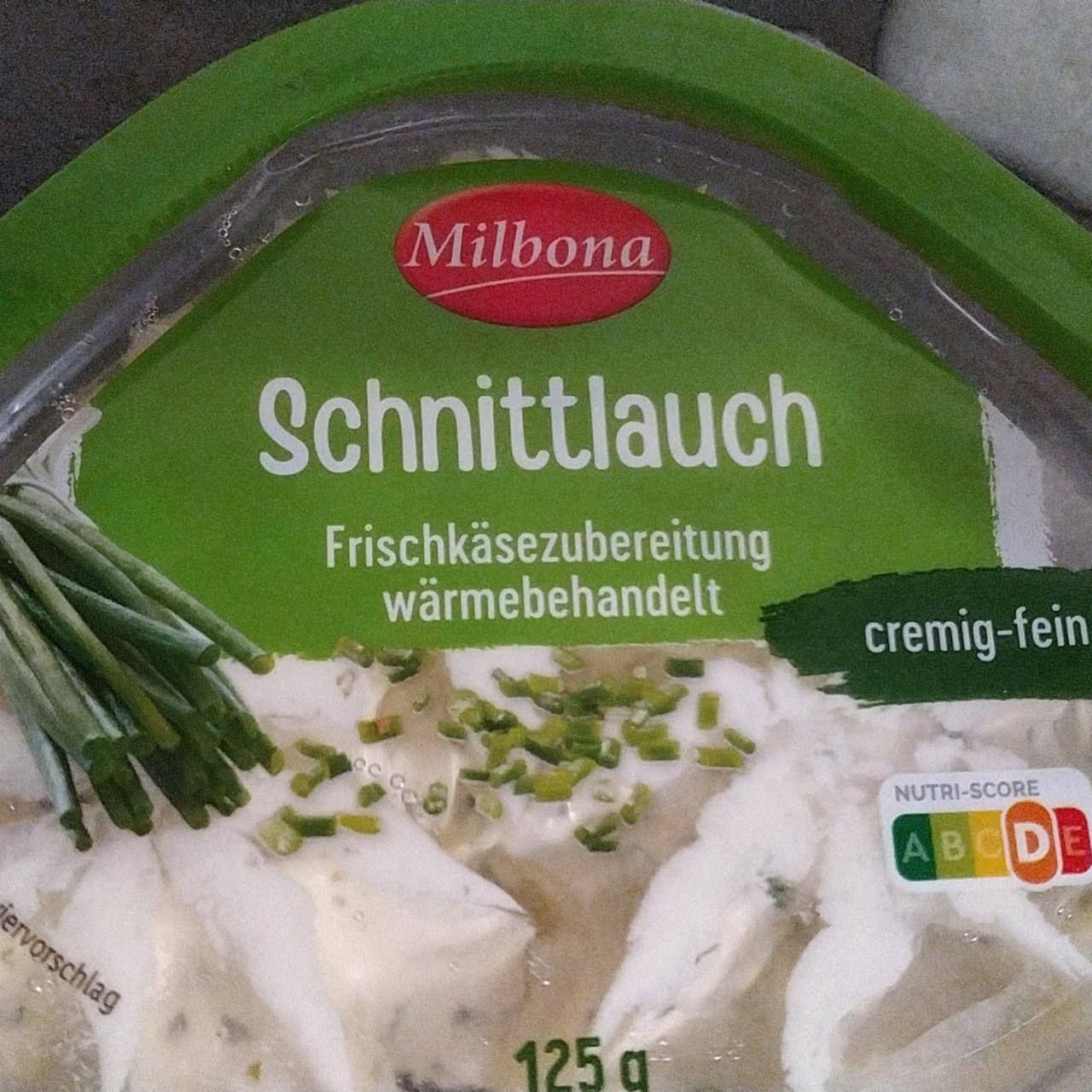 Фото - плавленный сыр Schnittlauch Milbona