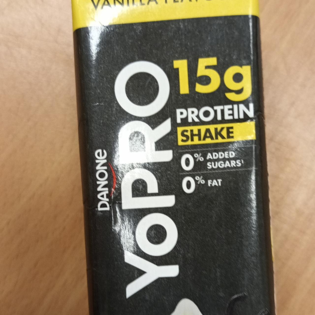 Фото - протеиновый йогурт ванильный YoPro Protein Shake Danone