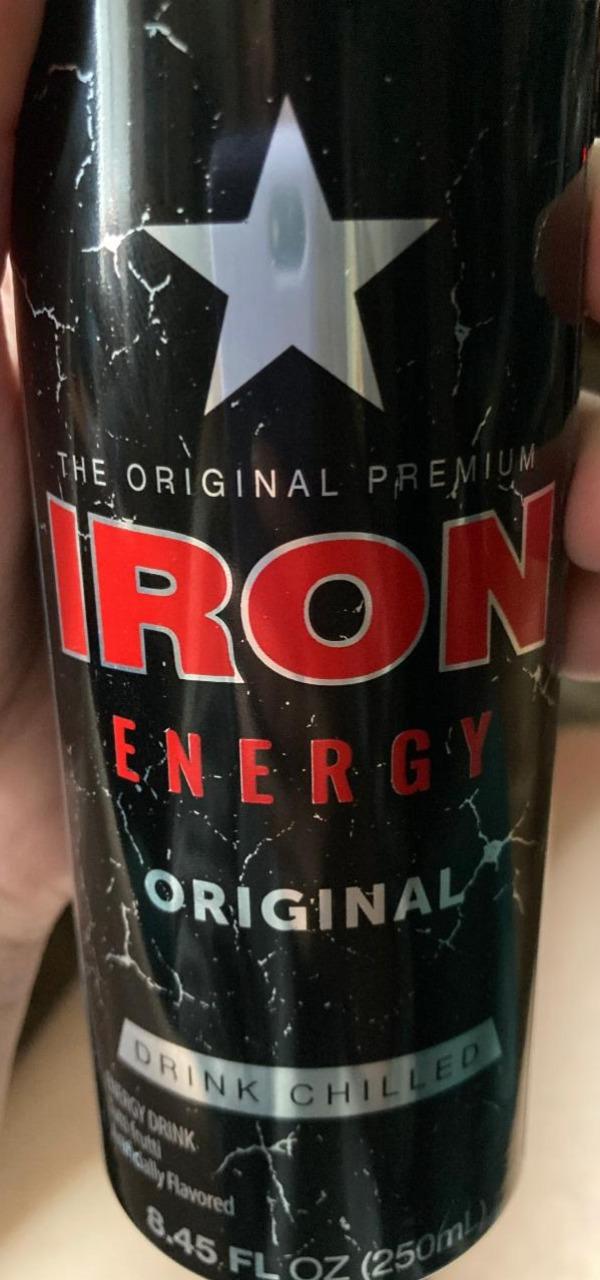 Фото - Напиток безалкогольный энергетический газированный пастеризованный Iron Energy Classic Iron
