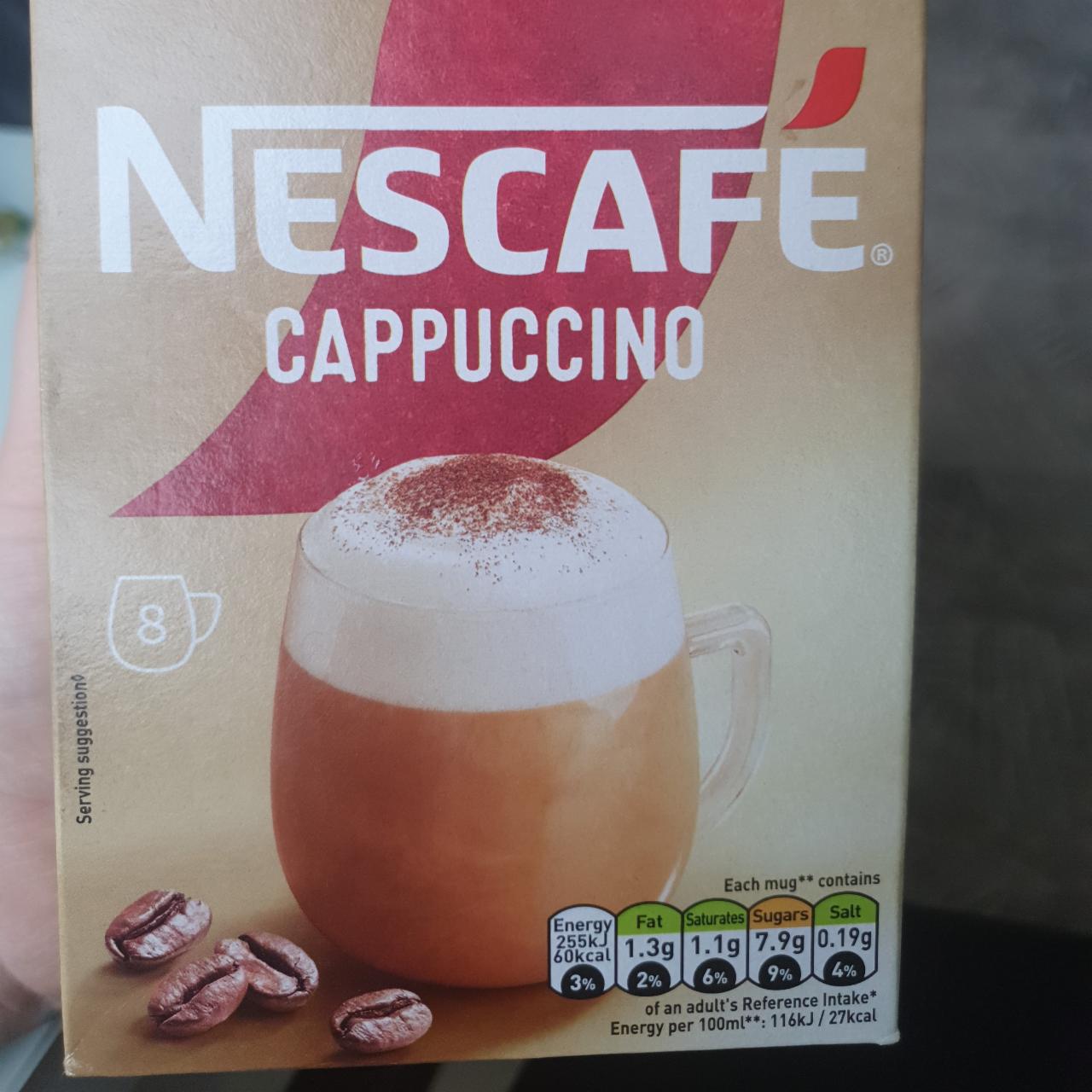Фото - Напиток кофейный растворимый с молочной пенкой Cappuccino Nescafe Gold