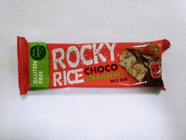 Фото - Батончик в шоколаде с клубникой 'Rocky Rice Choco Strawberry'