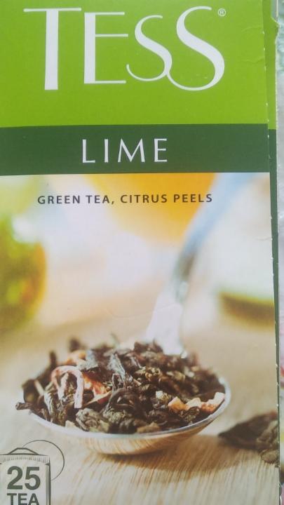 Фото - Чай зеленый листовой со вкусом лайма Tess