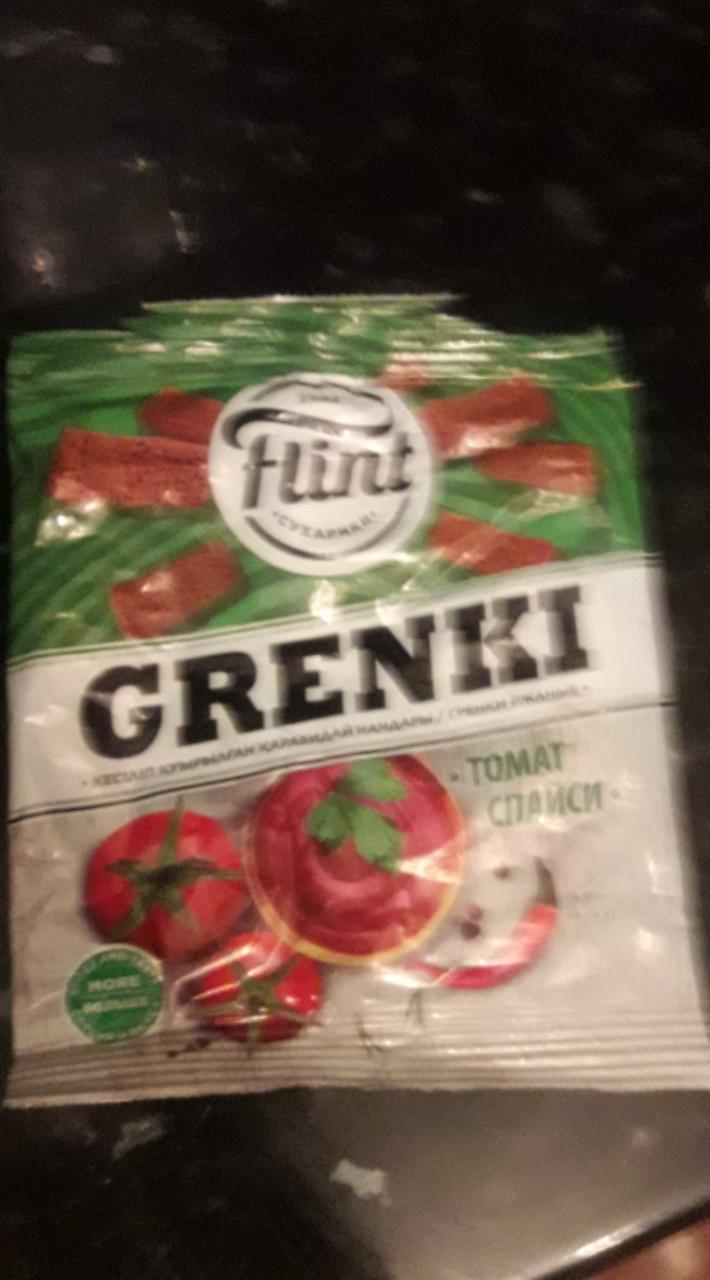 Фото - гренки ржаные с томатом Flint grenki