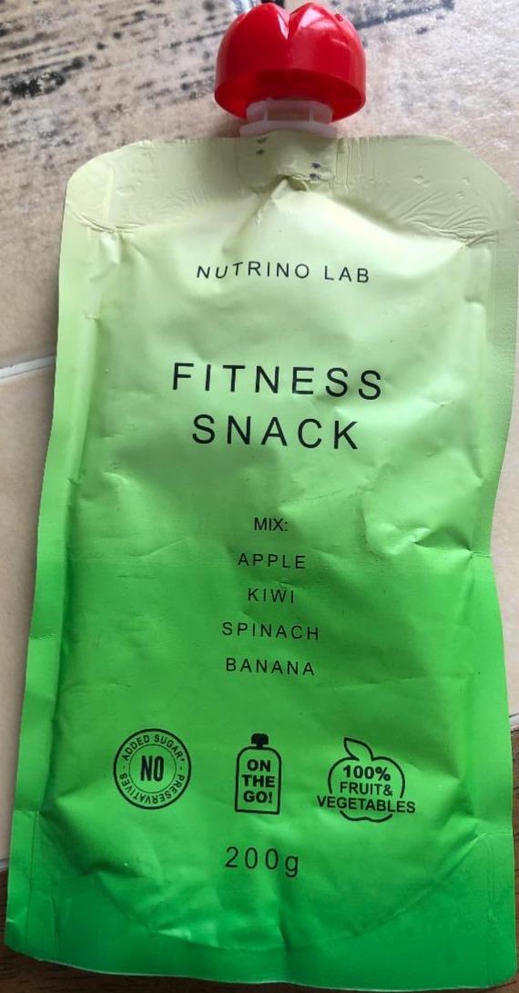 Фото - Пюре фруктовое Яблоко, киви, шпинат и банан Fitness snack Nutrino lab