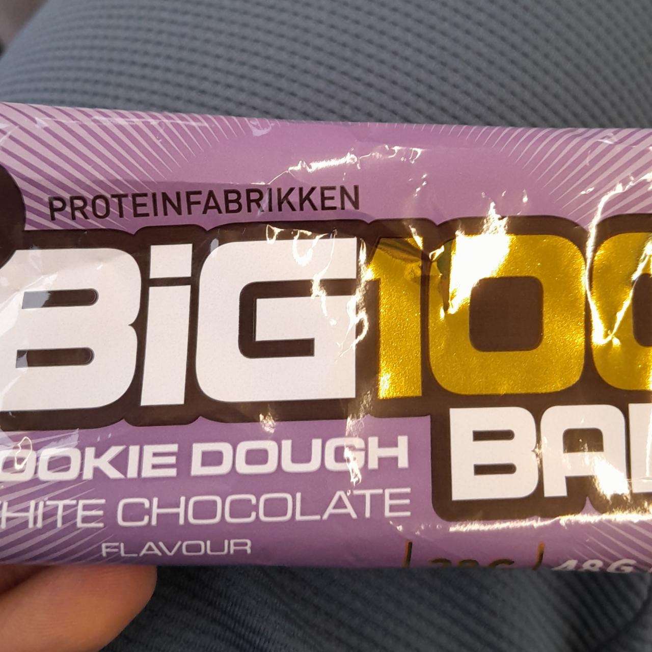 Фото - протеиновый батончик cookie dough с шоколадом Big100 bar