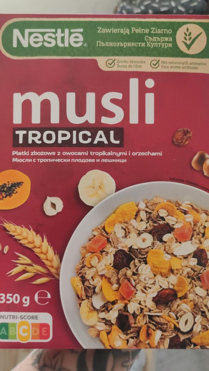 Фото - Musli Tropical Płatki zbożowe z owocami Nestlé