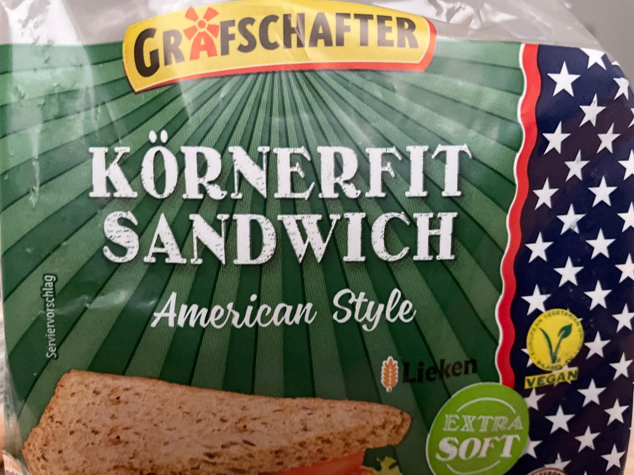 Фото - Körnerfit sandwich American style Grafschafter