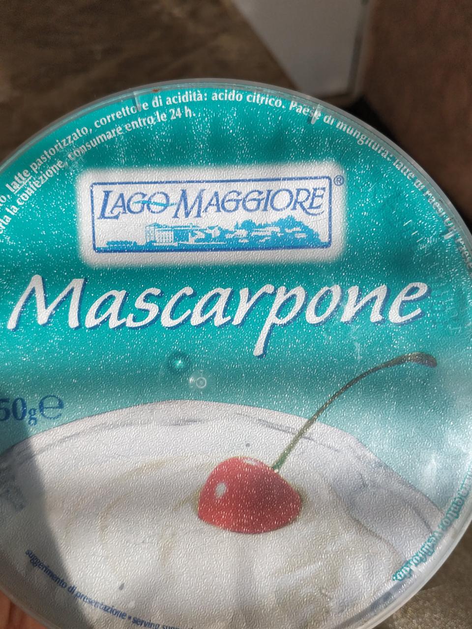 Фото - сыр сливочный Маскарпоне Lago Maggiore 30%
