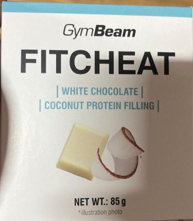 Фото - белый шоколад с кокосово-белковой начинкой GymBeam
