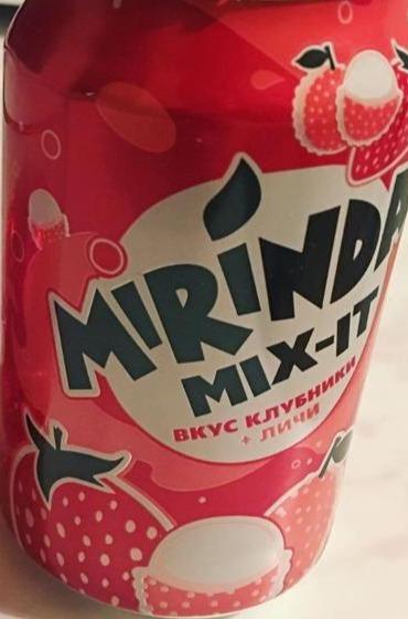 Фото - напиток безалкогольный сильногазированный со вкусом клубника-личи Mix-it Mirinda Миринда