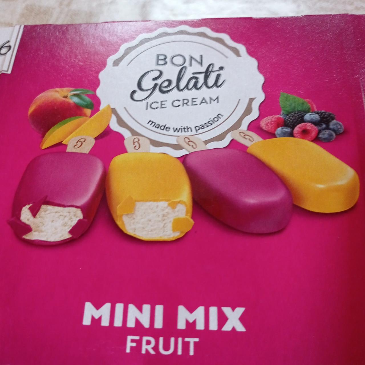 Фото - Мороженое на палочке во фруктовой глазури ассорти BON Gelati