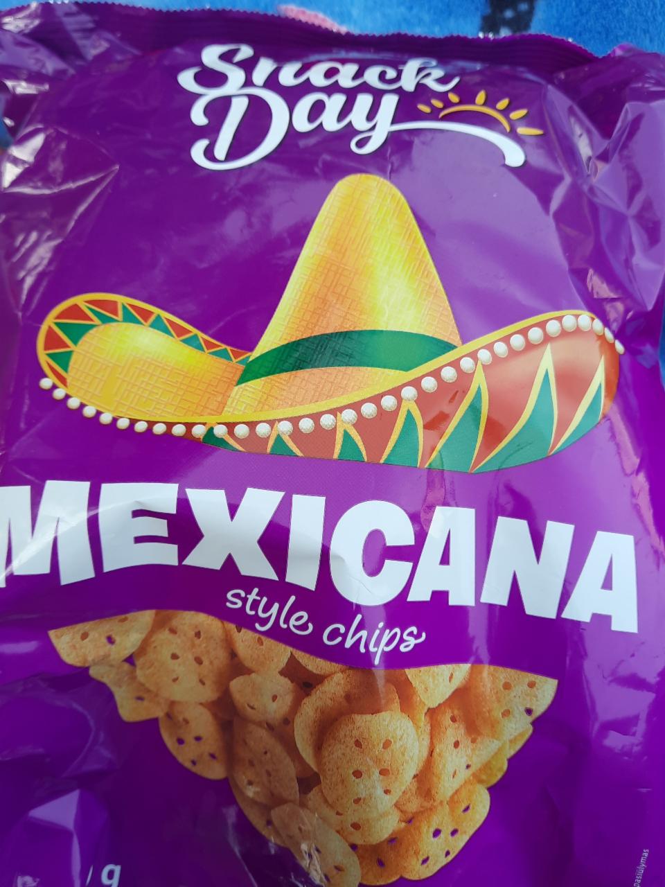 Фото - чипсы острые mexicana Snack Day
