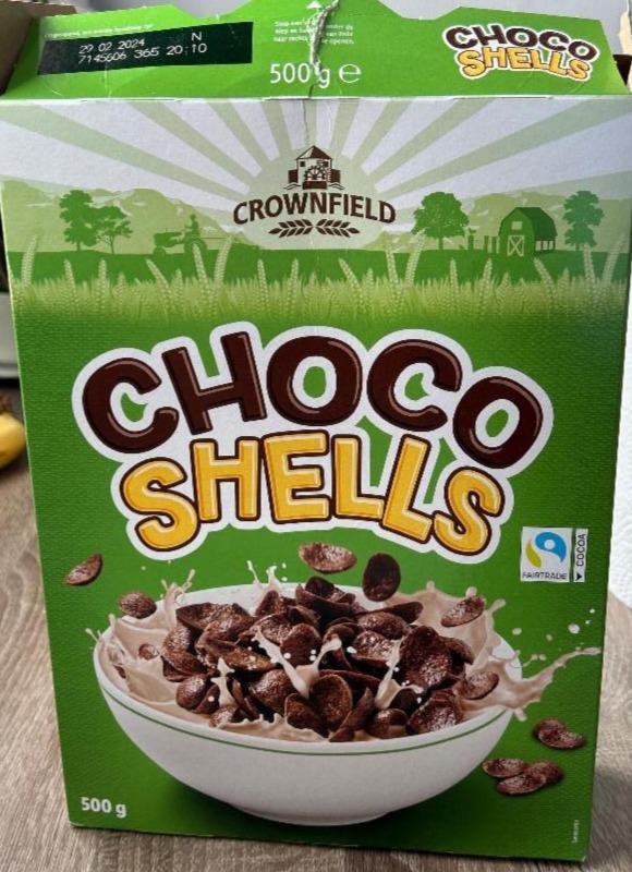 Фото - Хлопья шоколадные Choco Shells Crownfield
