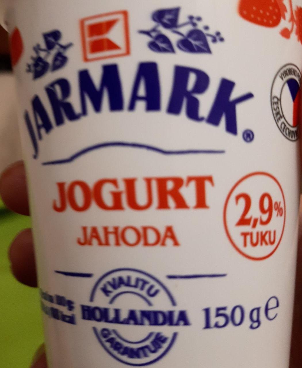 Фото - йогурт клубничный 2.9% K-jarmark