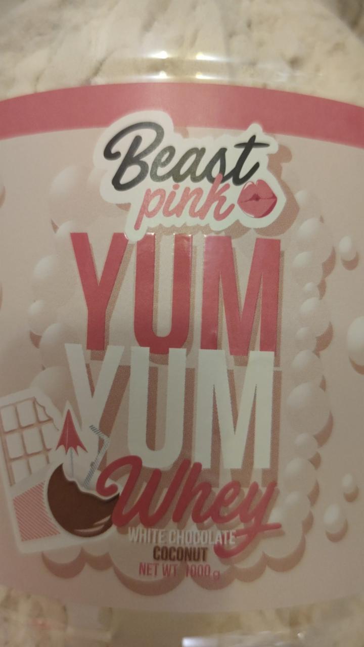 Фото - Протеин белый шоколад-кокос Beast pink