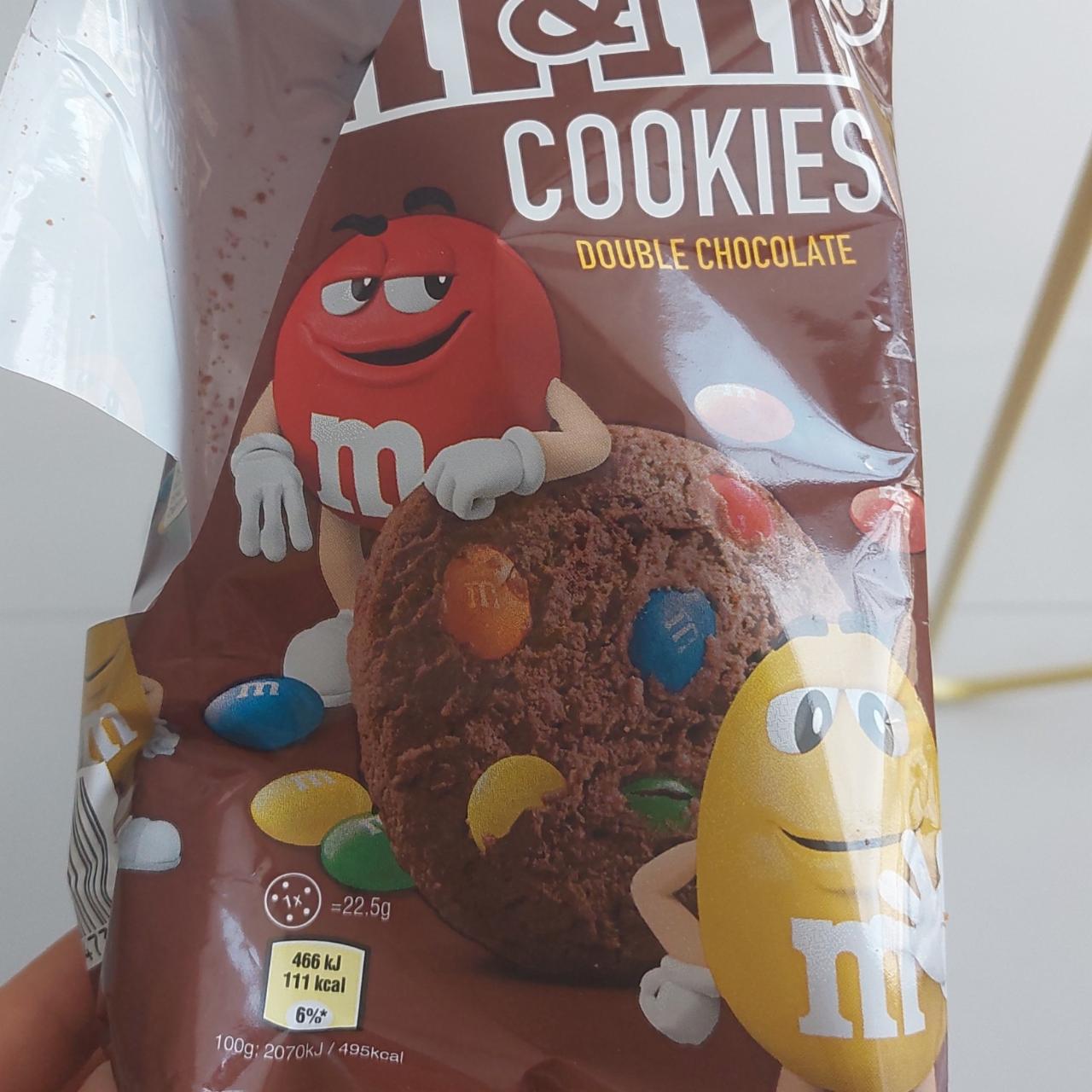 Фото - печенье двойной шоколад с драже M&M's