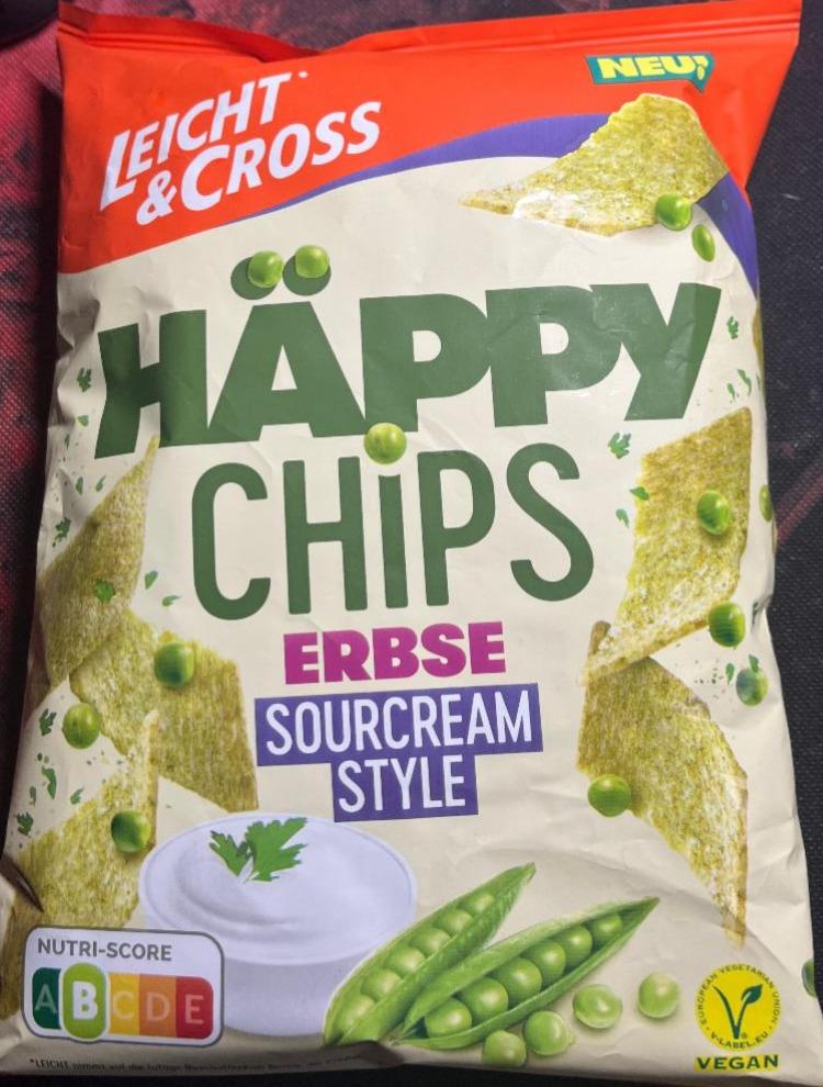 Фото - Happy chips Erbsen Leicht&Cross