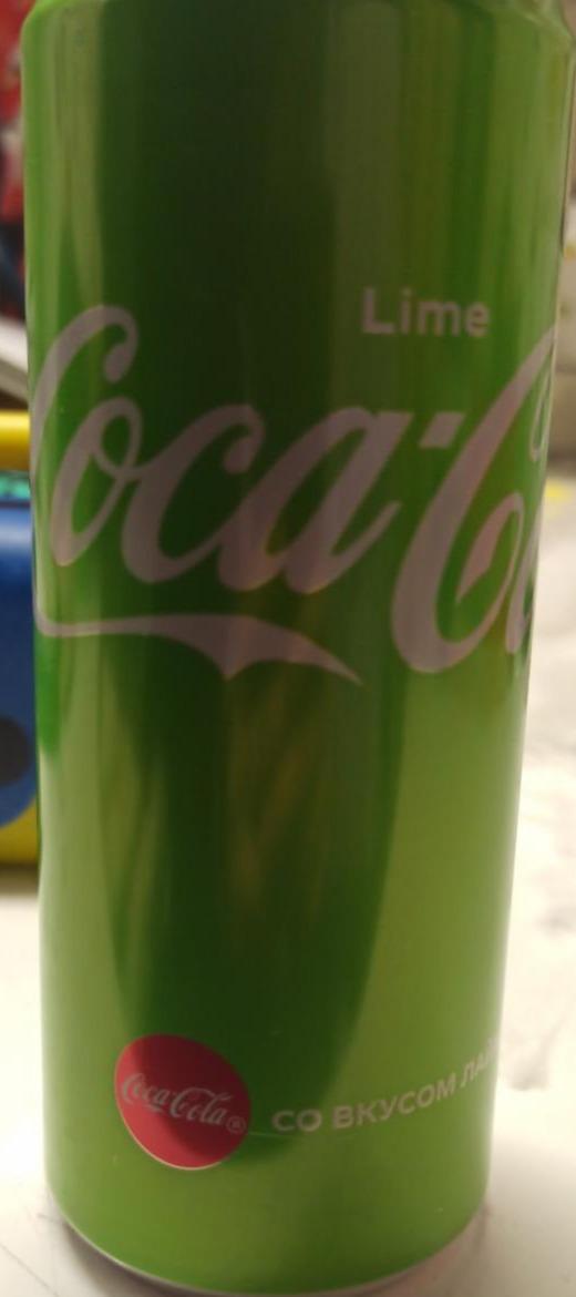 Фото - Напиток безалкогольный Кока-Кола лайм lime Coca-cola