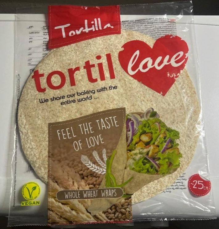 Фото - Tortil love whole wheat wraps Tortilla