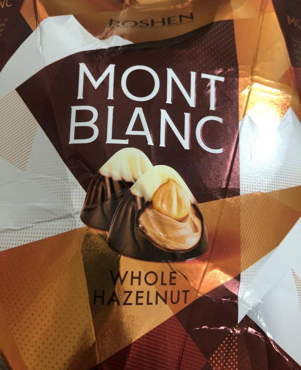 Фото - Конфеты с целым лесным орехом Mont Blanc Roshen