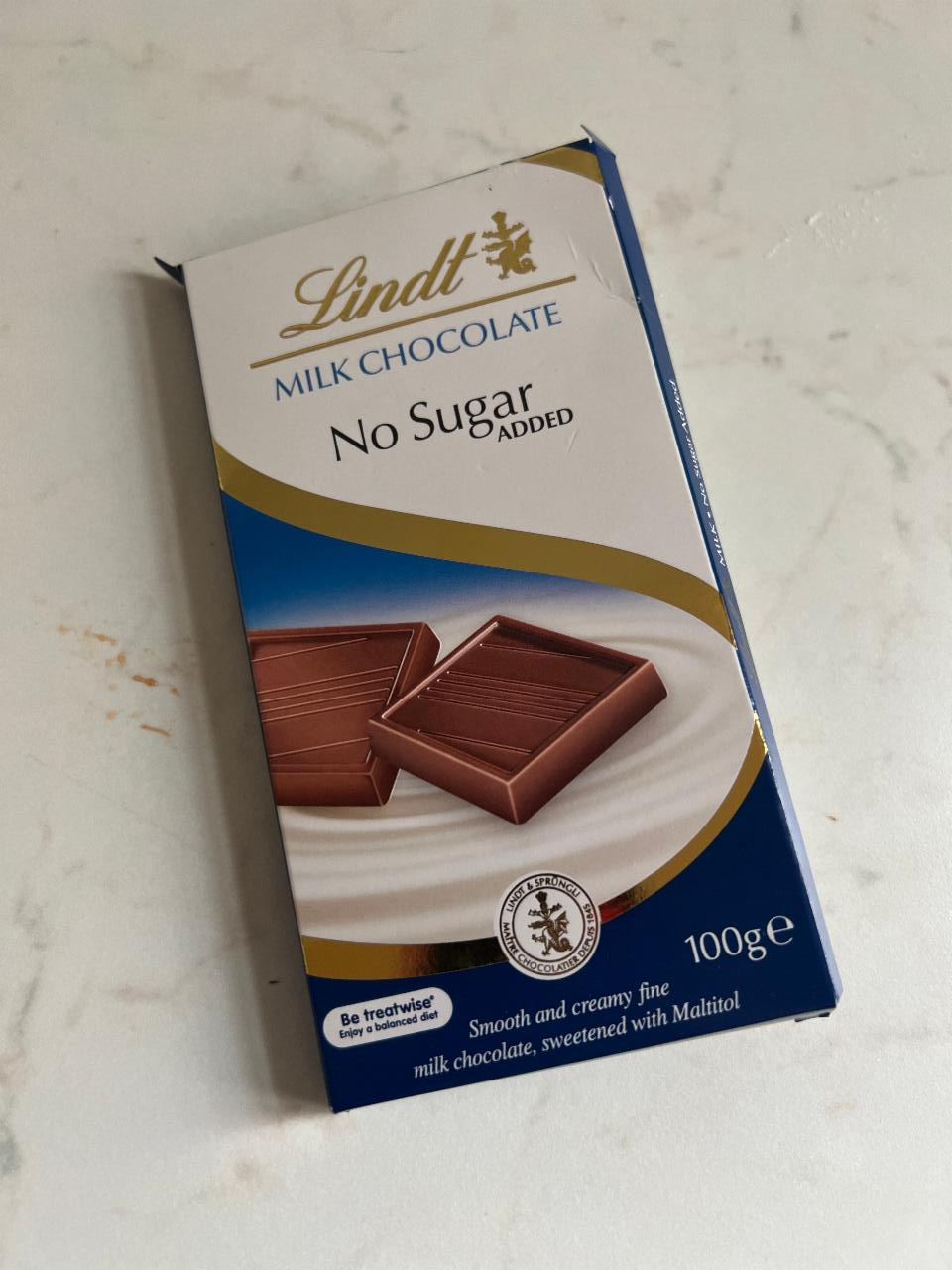 Фото - Молочный шоколад без сахара Lindt
