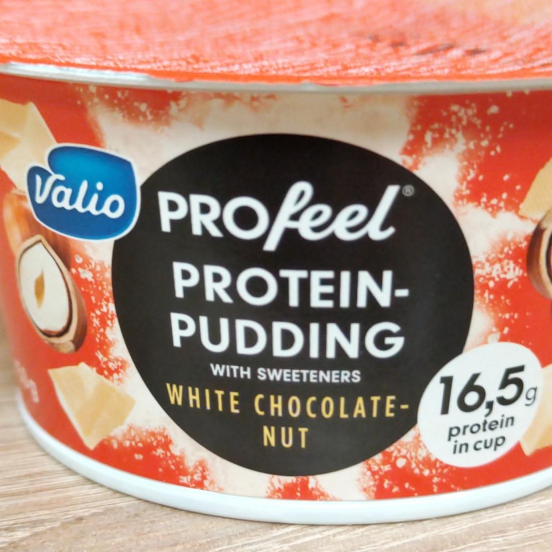 Фото - Протеиновый пудинг profeel White chocolate nut Valio