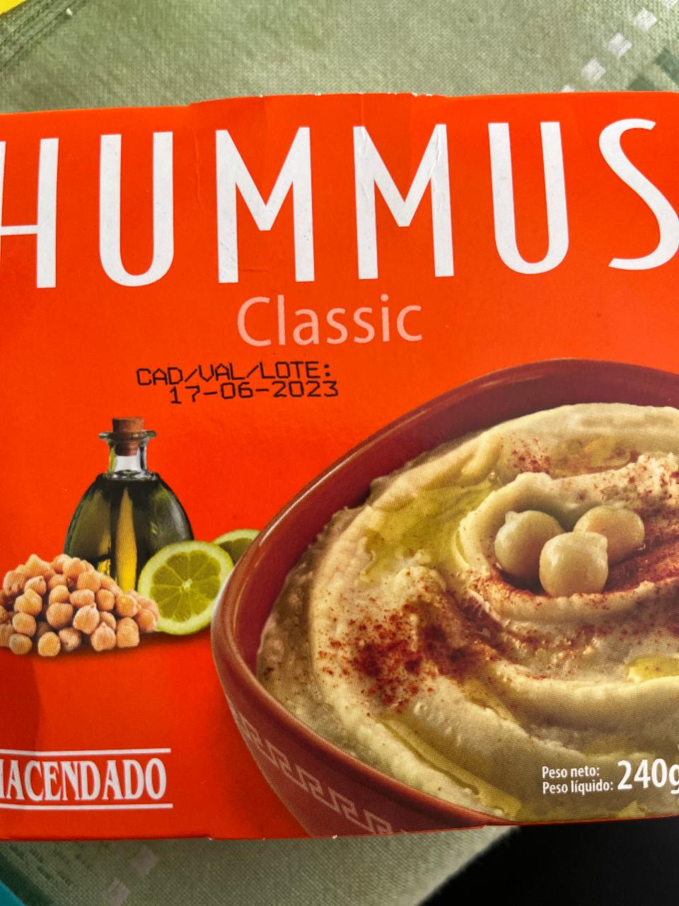 Фото - Хумус классический Hummus Classic Hacendado