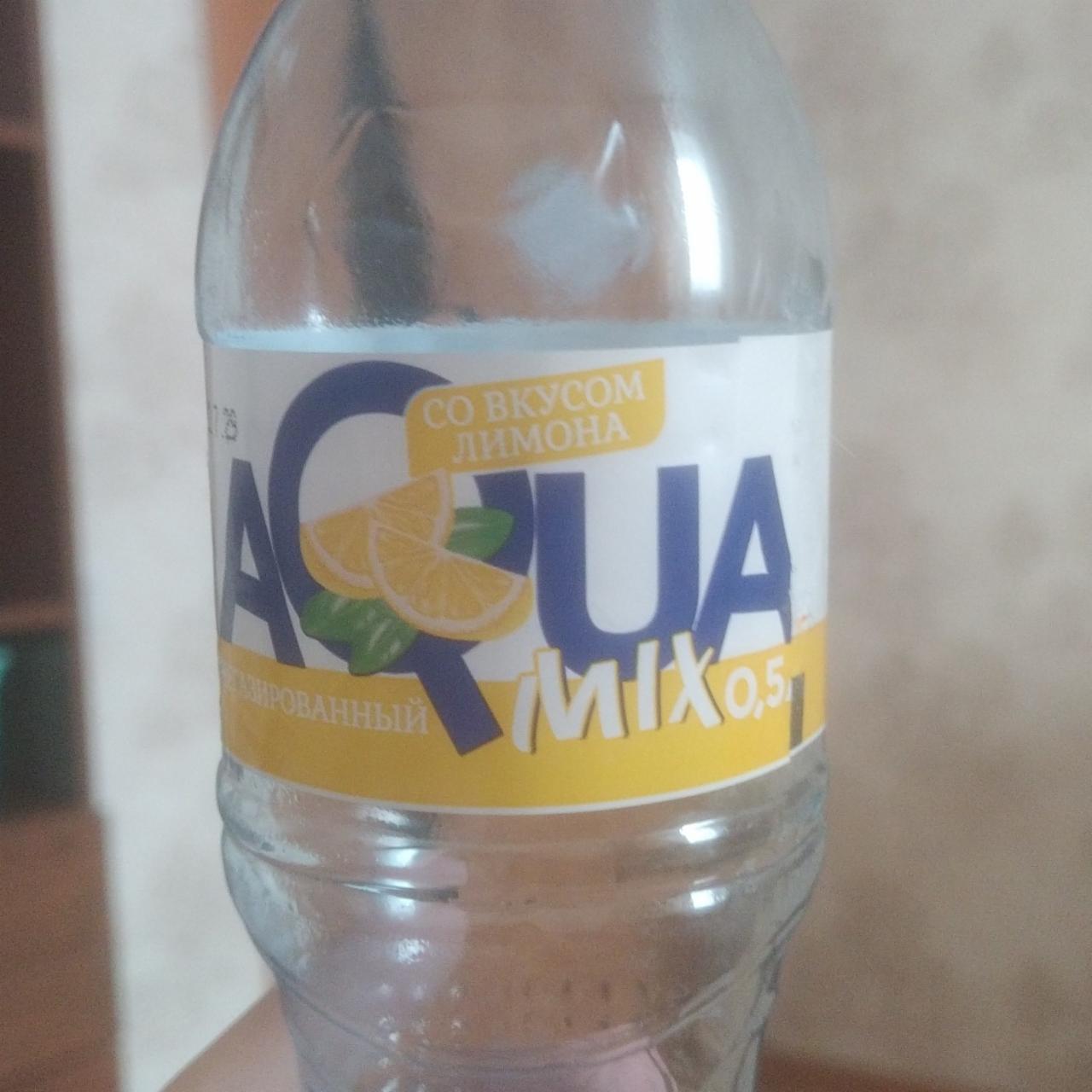 Фото - вода со вкусом лимона Aqua mix