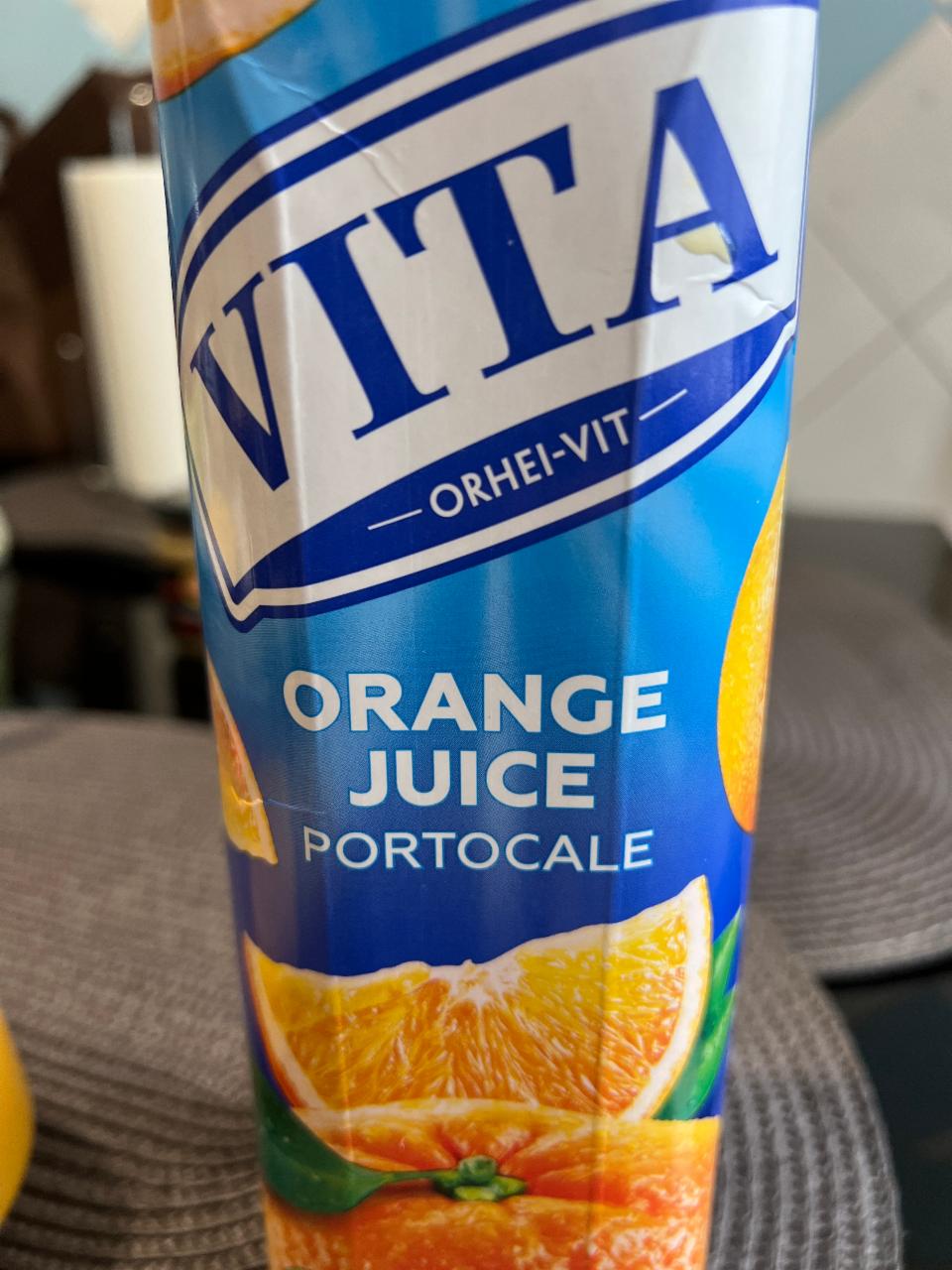 Фото - Сок апельсиновый пастеризованный Orange Vita