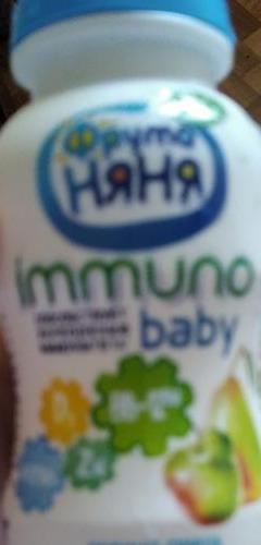 Фото - Кисломолочный напиток Immuno Baby ФрутоНяня