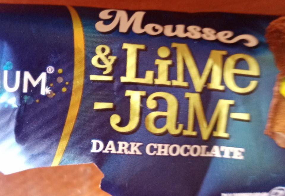 Фото - Шоколад черный с муссовой и лаймовой начинкой Mousse Millennium Миллениум