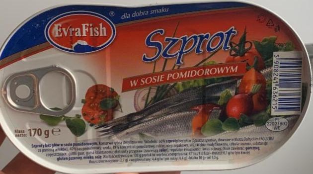 Фото - Шпроты в томатном соусе Szprot w sosie pomidorowym EvraFish
