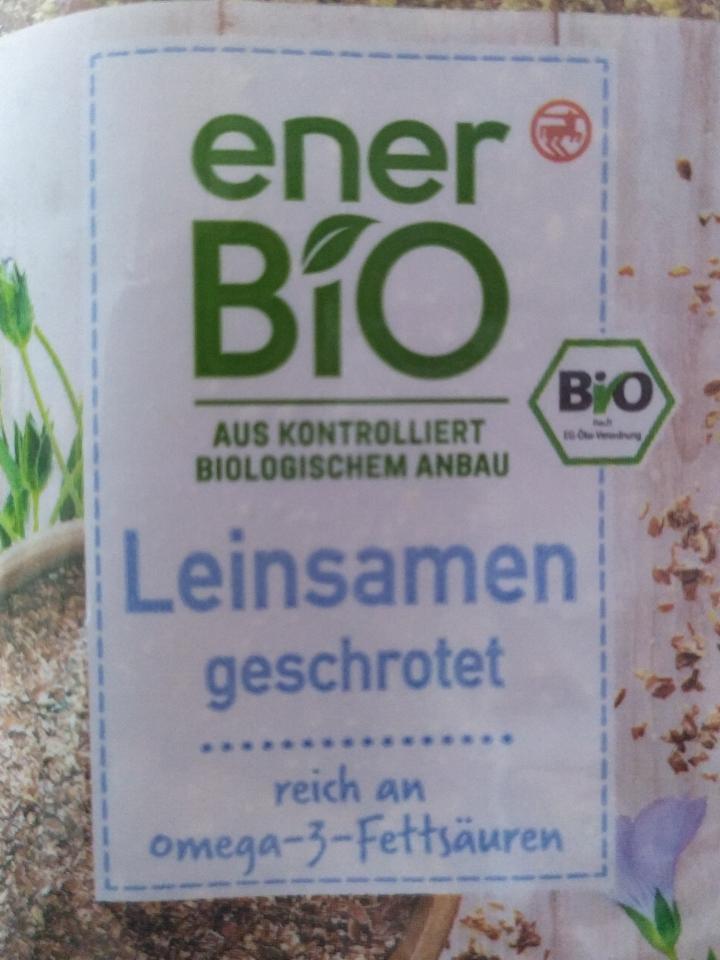 Фото - семена льна Leinsamen geschrotet EnerBio Rossmann